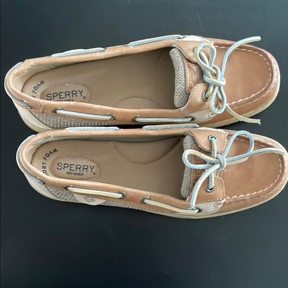 Sperry Tan Boat Shoes
